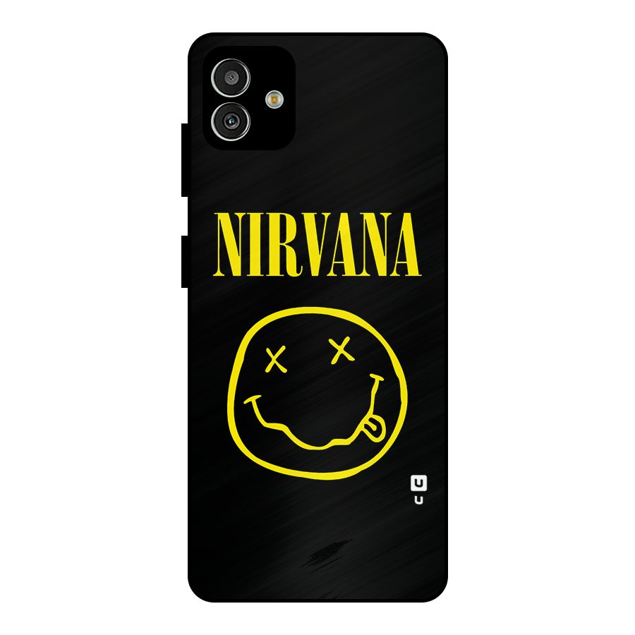 Nirvana Smiley Metal Back Case for Galaxy M13 5G