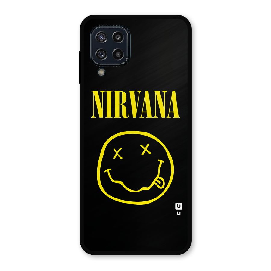 Nirvana Smiley Metal Back Case for Galaxy M32