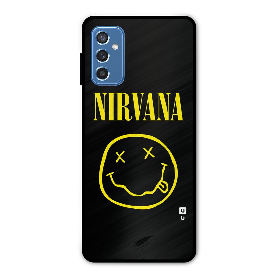 Nirvana Smiley Metal Back Case for Galaxy M52 5G