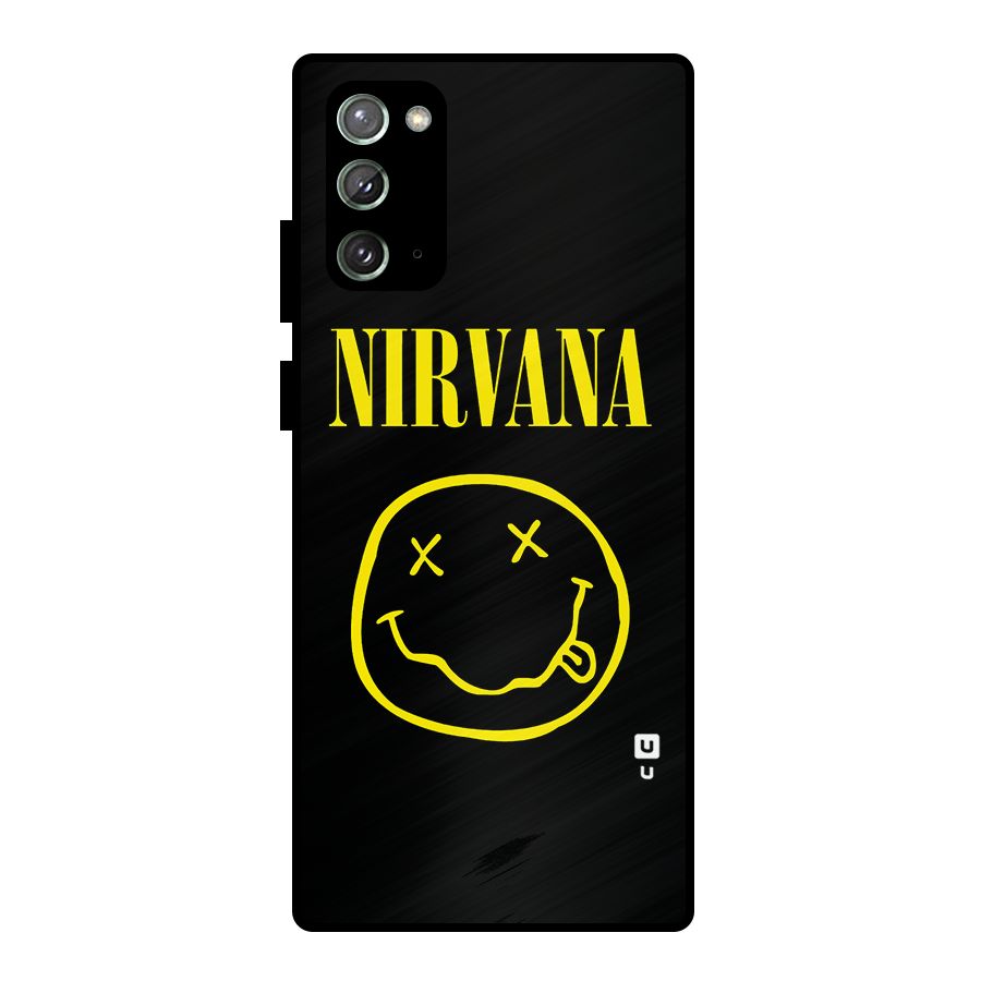 Nirvana Smiley Metal Back Case for Galaxy Note 20