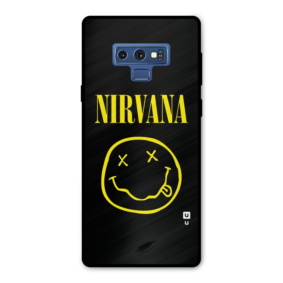 Nirvana Smiley Metal Back Case for Galaxy Note 9