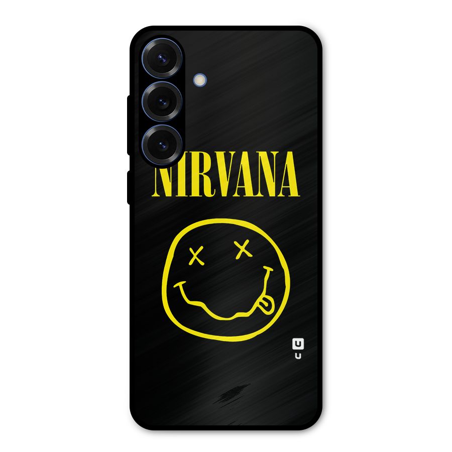 Nirvana Smiley Metal Back Case for Galaxy S25 Plus