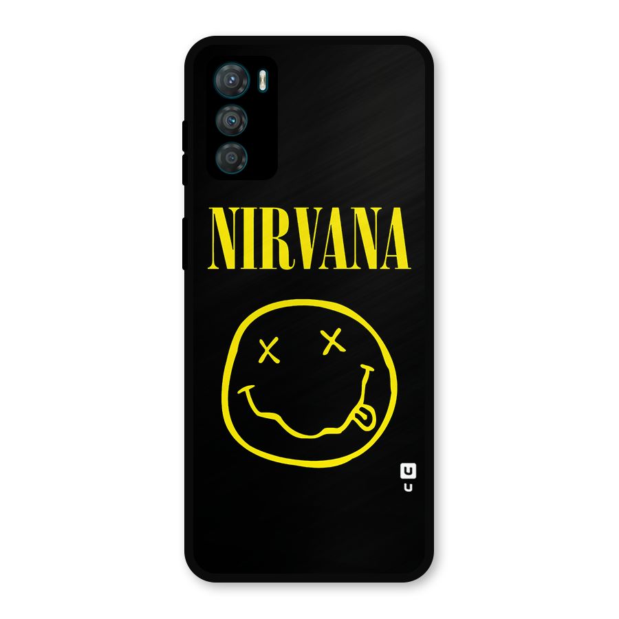 Nirvana Smiley Metal Back Case for Moto G42