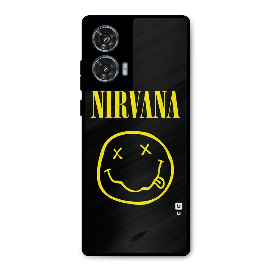 Nirvana Smiley Metal Back Case for Motorola G96