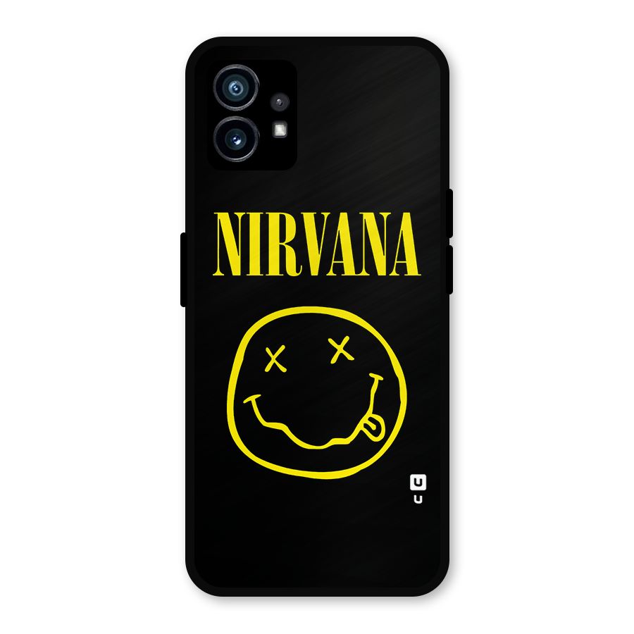 Nirvana Smiley Metal Back Case for Nothing Phone 1