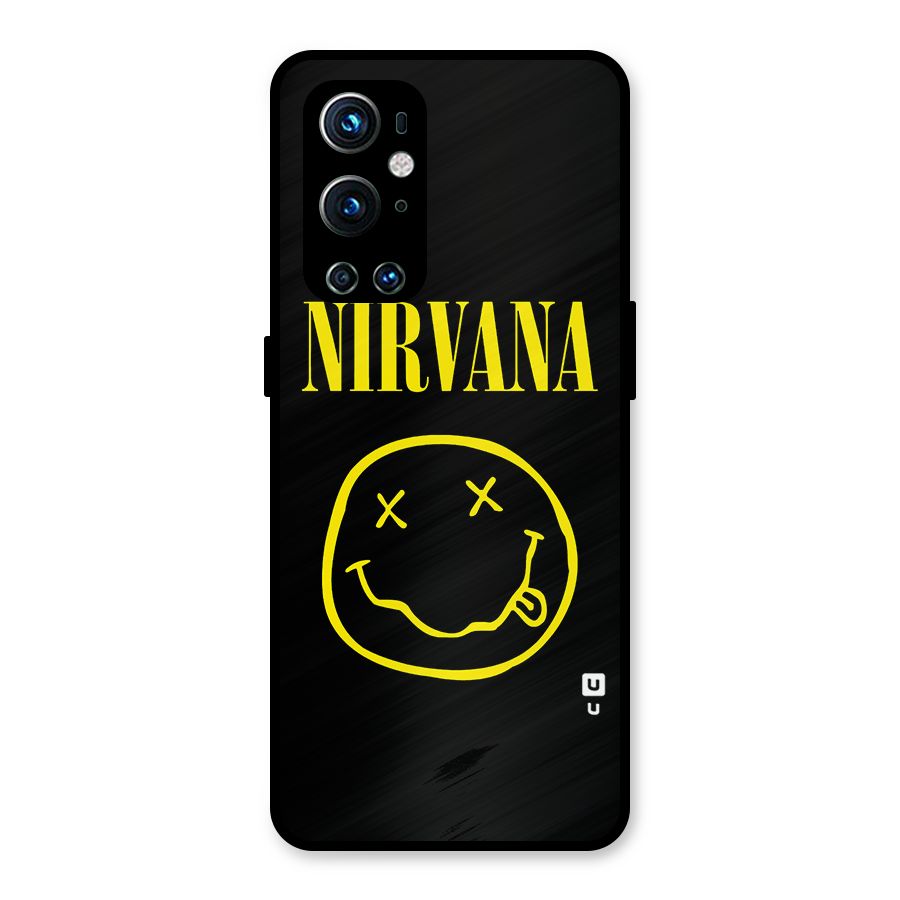 Nirvana Smiley Metal Back Case for OnePlus 9 Pro