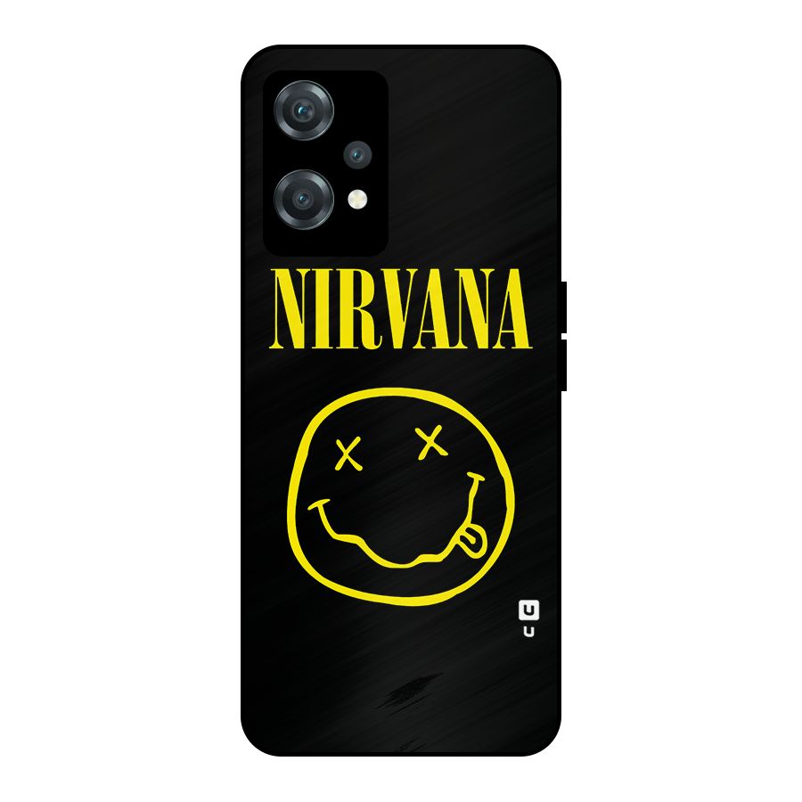 Nirvana Smiley Metal Back Case for OnePlus Nord CE 2 Lite 5G