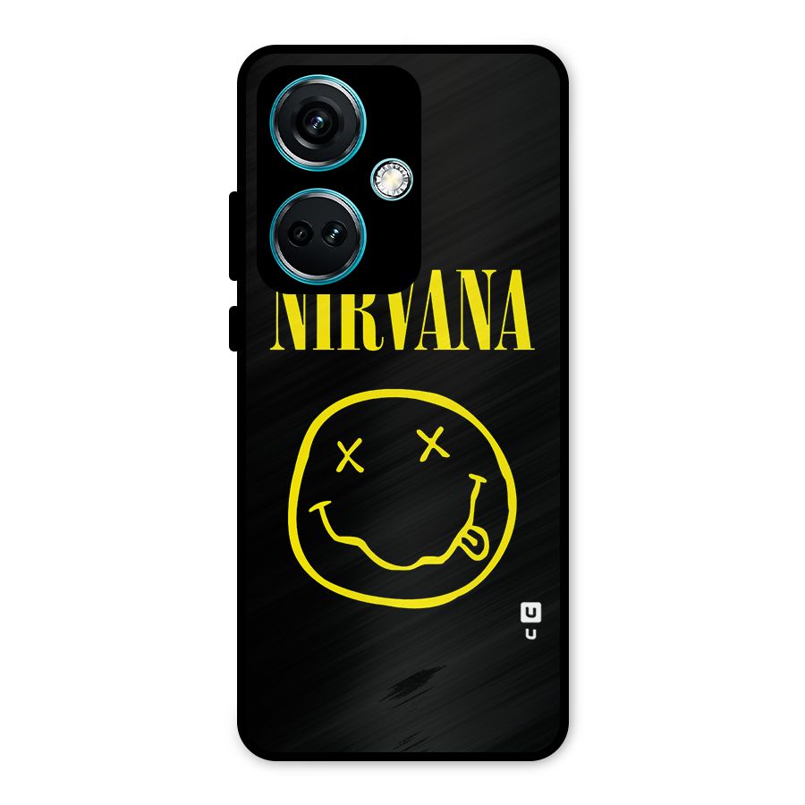 Nirvana Smiley Metal Back Case for OnePlus Nord CE 3 5G