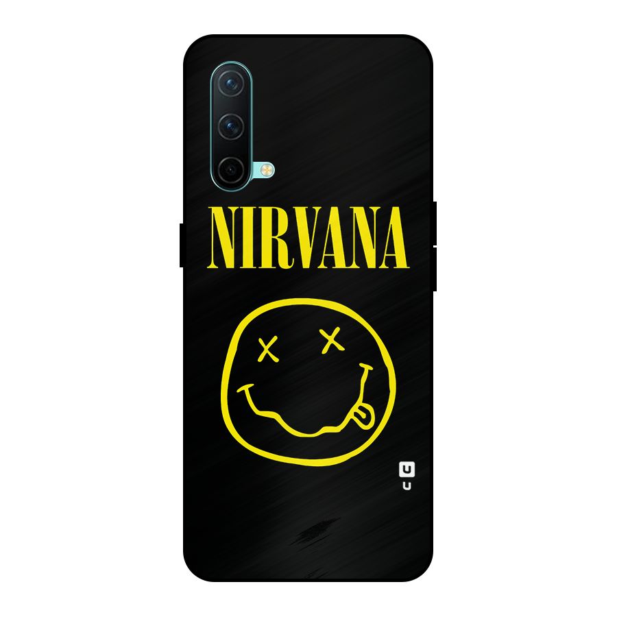 Nirvana Smiley Metal Back Case for OnePlus Nord CE 5G