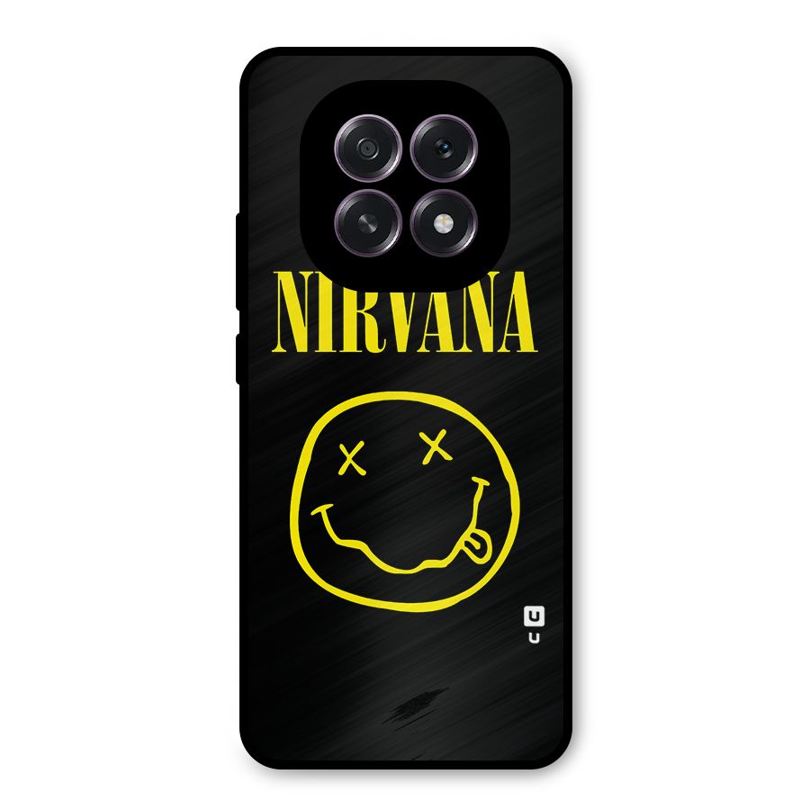 Nirvana Smiley Metal Back Case for Oppo F29