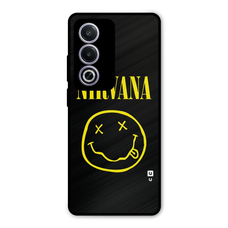 Nirvana Smiley Metal Back Case for Oppo K12x