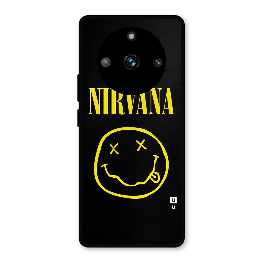 Nirvana Smiley Metal Back Case for Realme 11 Pro Plus