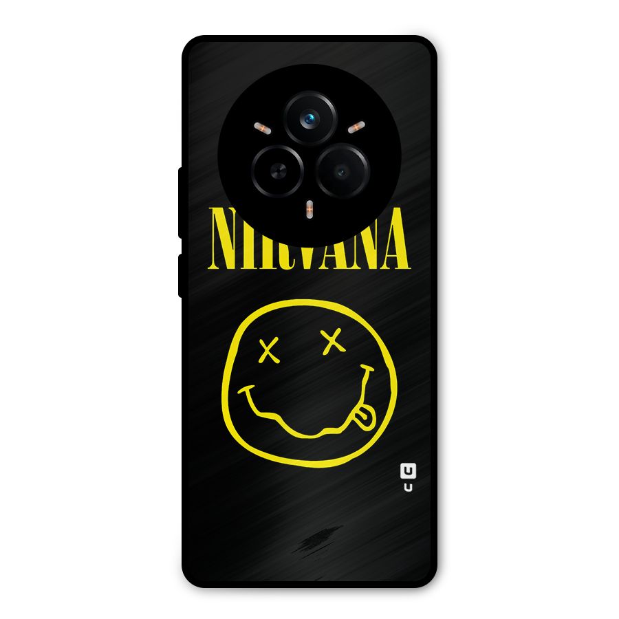 Nirvana Smiley Metal Back Case for Realme 14 Pro