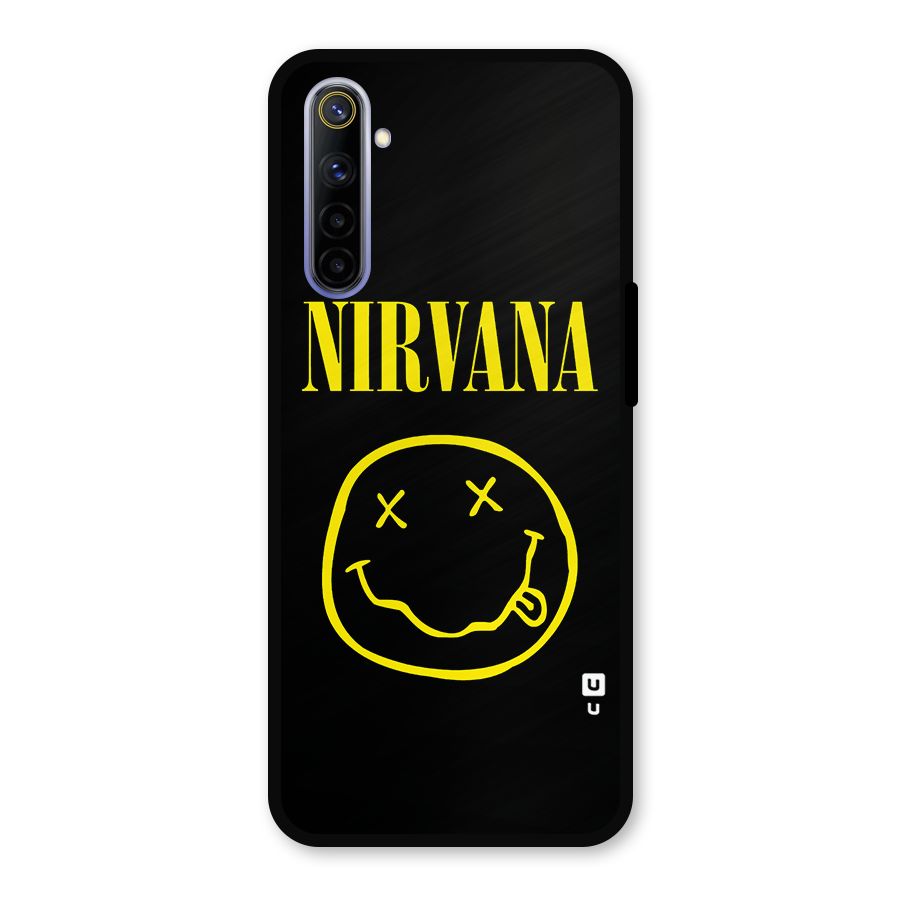 Nirvana Smiley Metal Back Case for Realme 6i