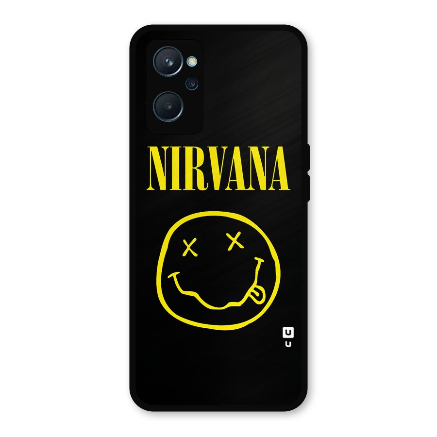Nirvana Smiley Metal Back Case for Realme 9i