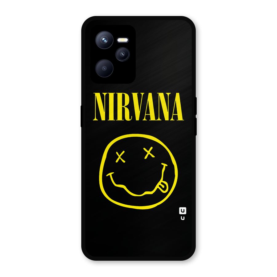 Nirvana Smiley Metal Back Case for Realme C35