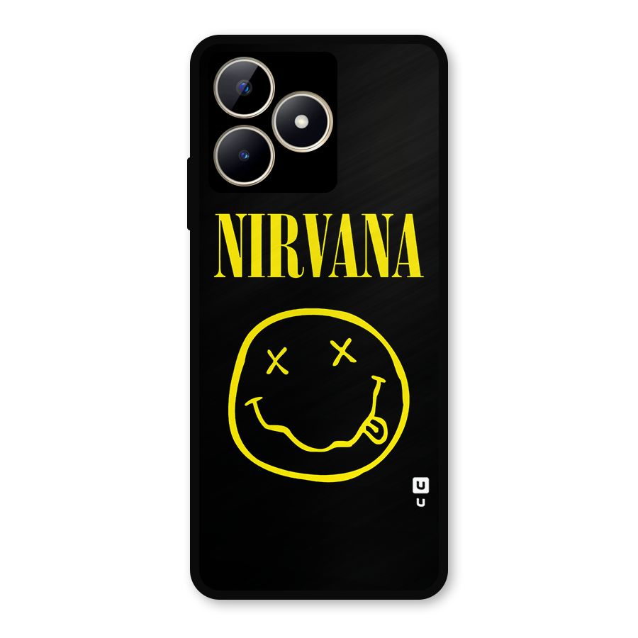 Nirvana Smiley Metal Back Case for Realme C53