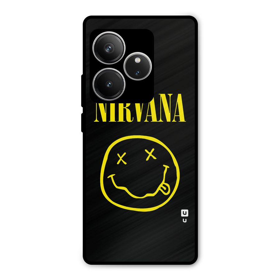 Nirvana Smiley Metal Back Case for Realme GT 6