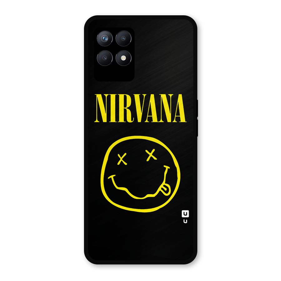 Nirvana Smiley Metal Back Case for Realme Narzo 50