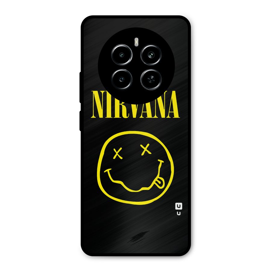 Nirvana Smiley Metal Back Case for Realme P1