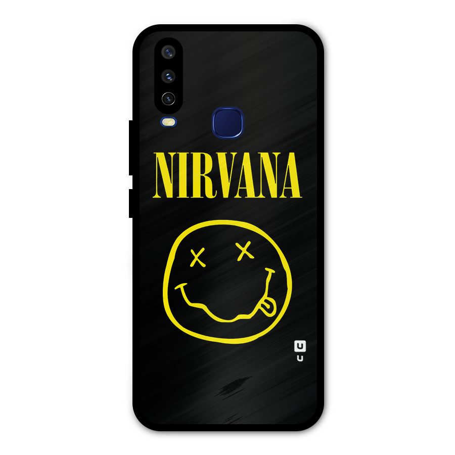 Nirvana Smiley Metal Back Case for Vivo V17