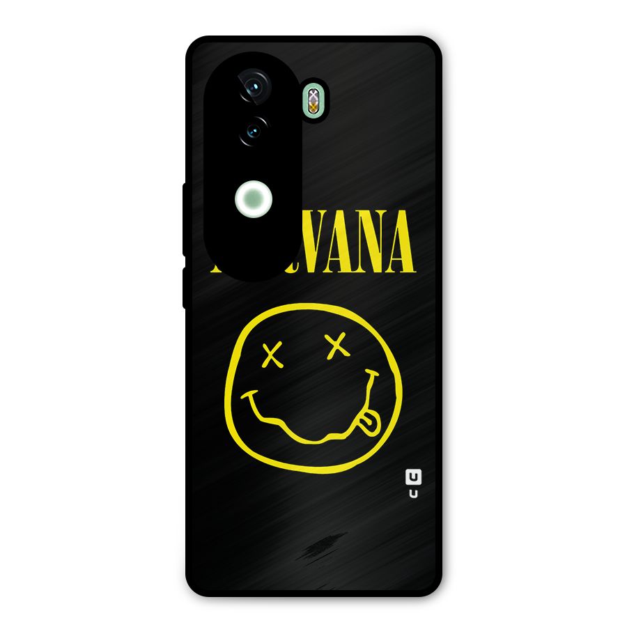Nirvana Smiley Metal Back Case for Vivo V40e