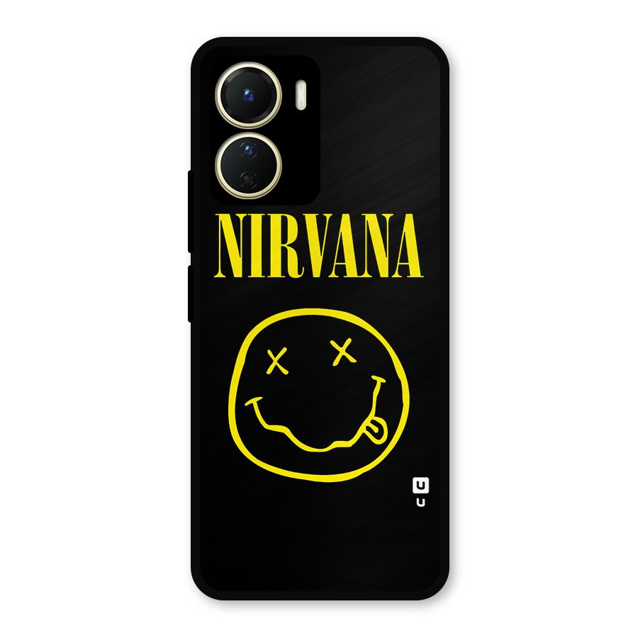 Nirvana Smiley Metal Back Case for Vivo Y16