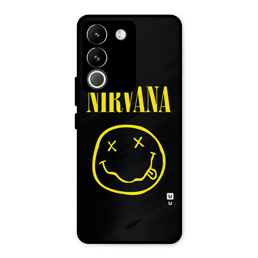 Nirvana Smiley Metal Back Case for Vivo Y200