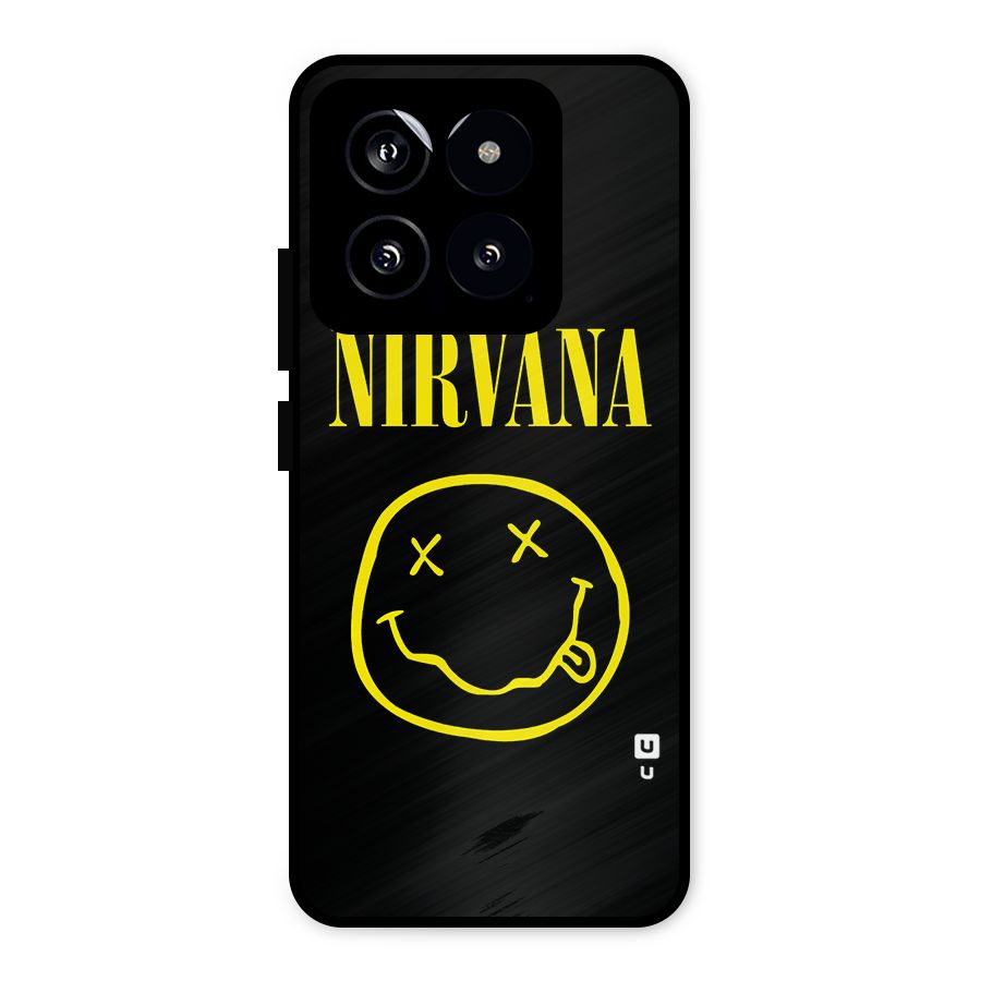 Nirvana Smiley Metal Back Case for Xiaomi 14