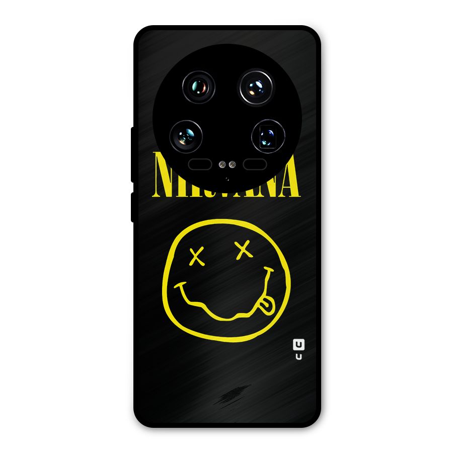 Nirvana Smiley Metal Back Case for Xiaomi 14 Ultra