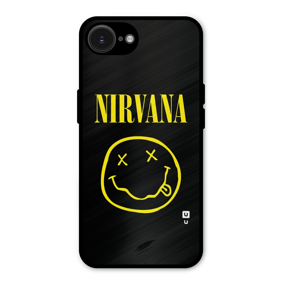 Nirvana Smiley Metal Back Case for iPhone 16e