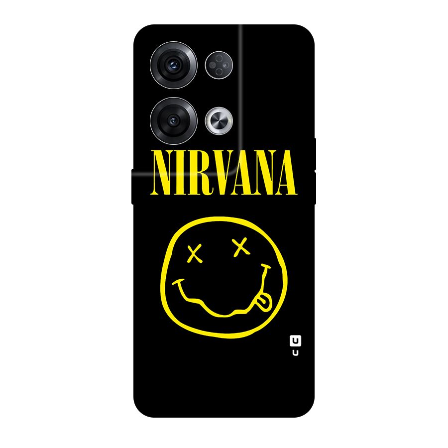 Nirvana Smiley Original Polycarbonate Back Case for Oppo Reno8 Pro 5G