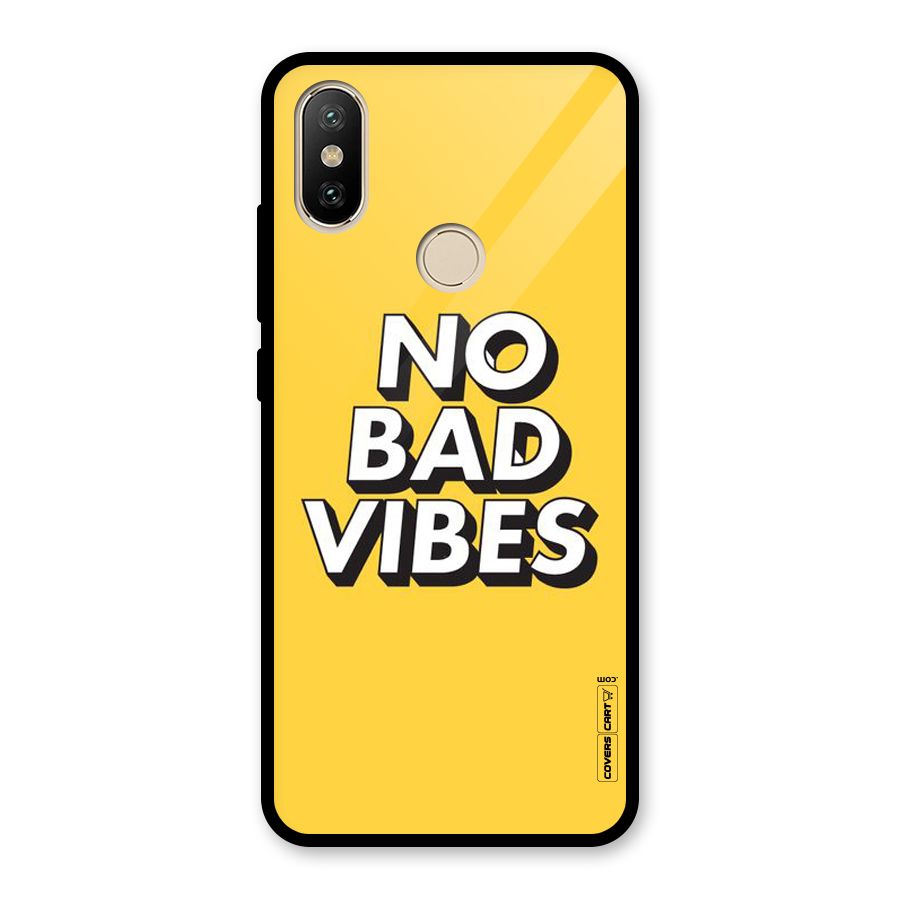 No Bad Vibes Glass Back Case for Redmi A2