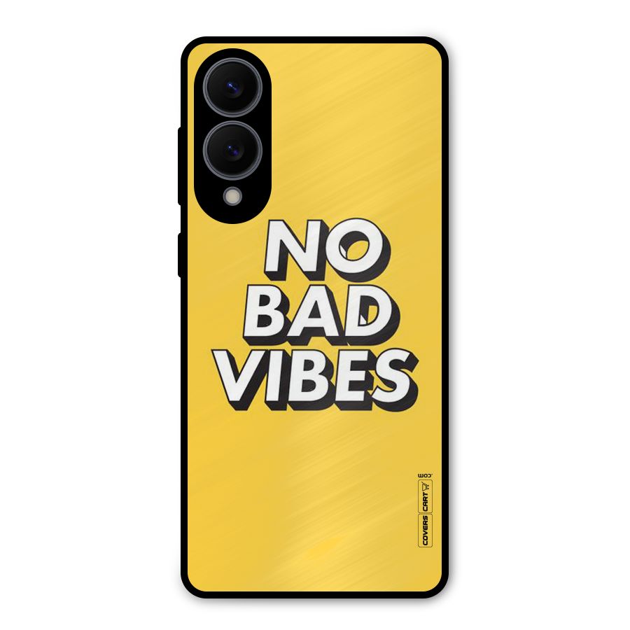 No Bad Vibes Metal Back Case for Galaxy S25 Edge