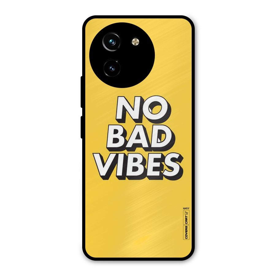 No Bad Vibes Metal Back Case for Vivo T3x
