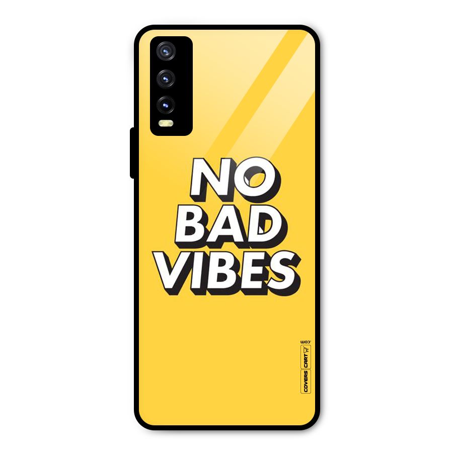 No Bad Vibes Metal Back Case for Vivo Y20