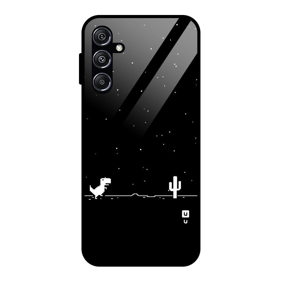 No Connection Night Glass Back Case for Galaxy M34 5G