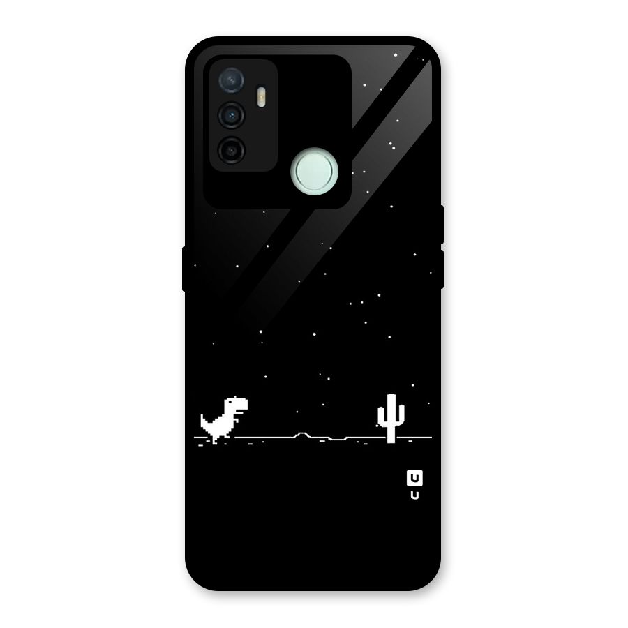 No Connection Night Glass Back Case for Oppo A53