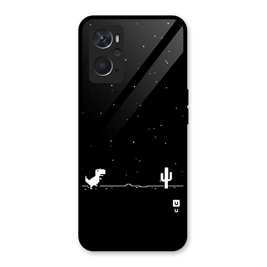 No Connection Night Glass Back Case for Oppo K10 4G