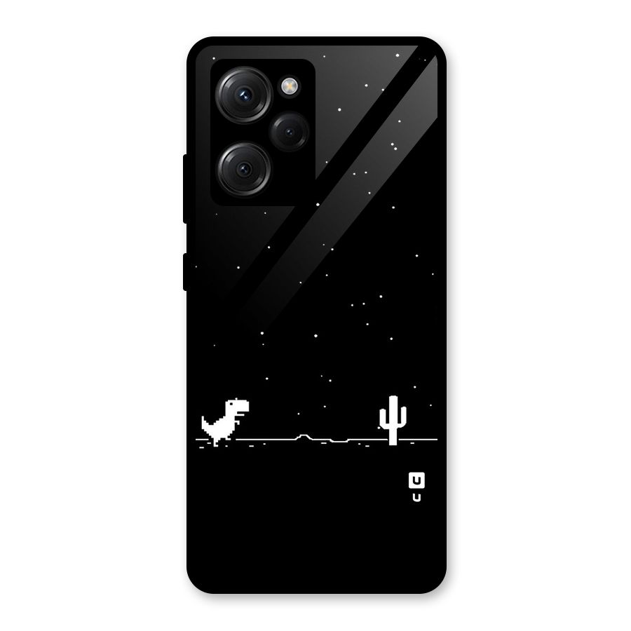 No Connection Night Glass Back Case for Poco X5 Pro