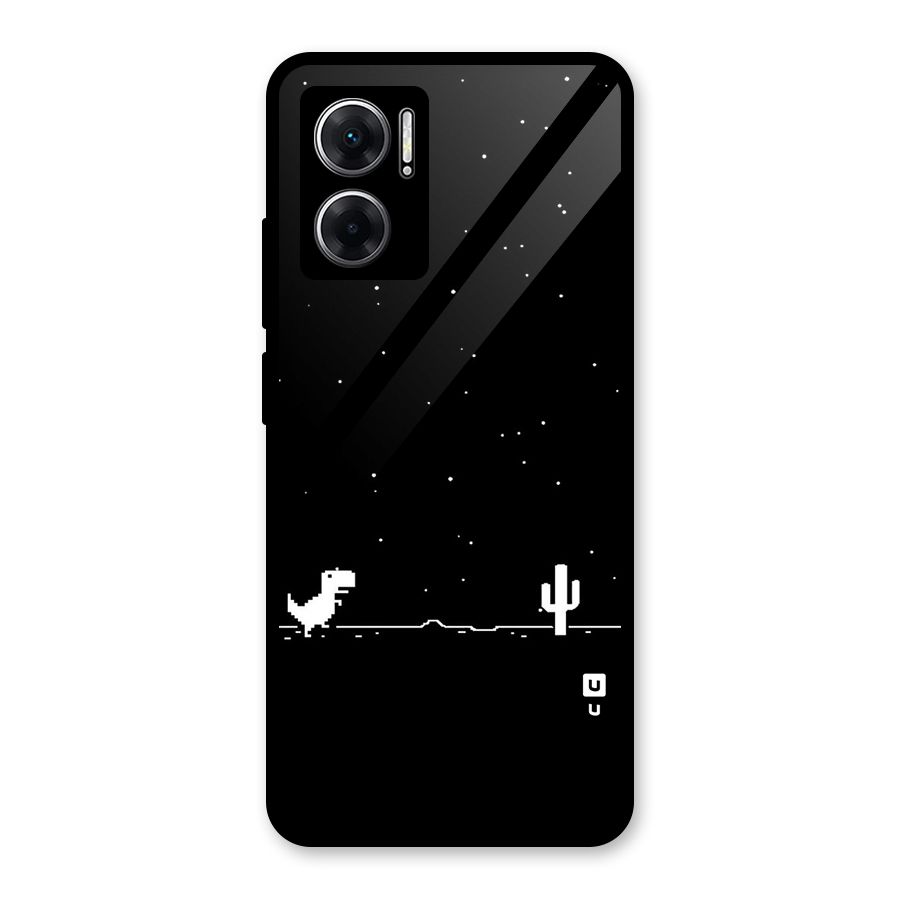 No Connection Night Glass Back Case for Redmi 11 Prime 5G
