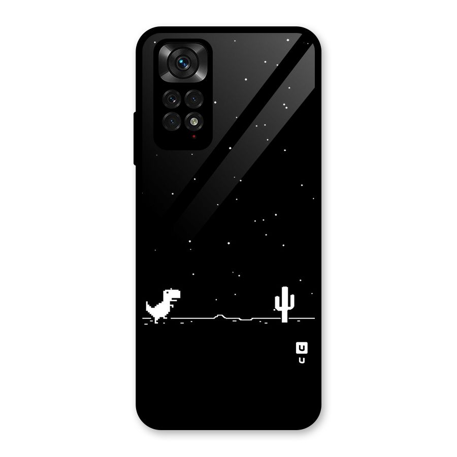 No Connection Night Glass Back Case for Redmi Note 11S