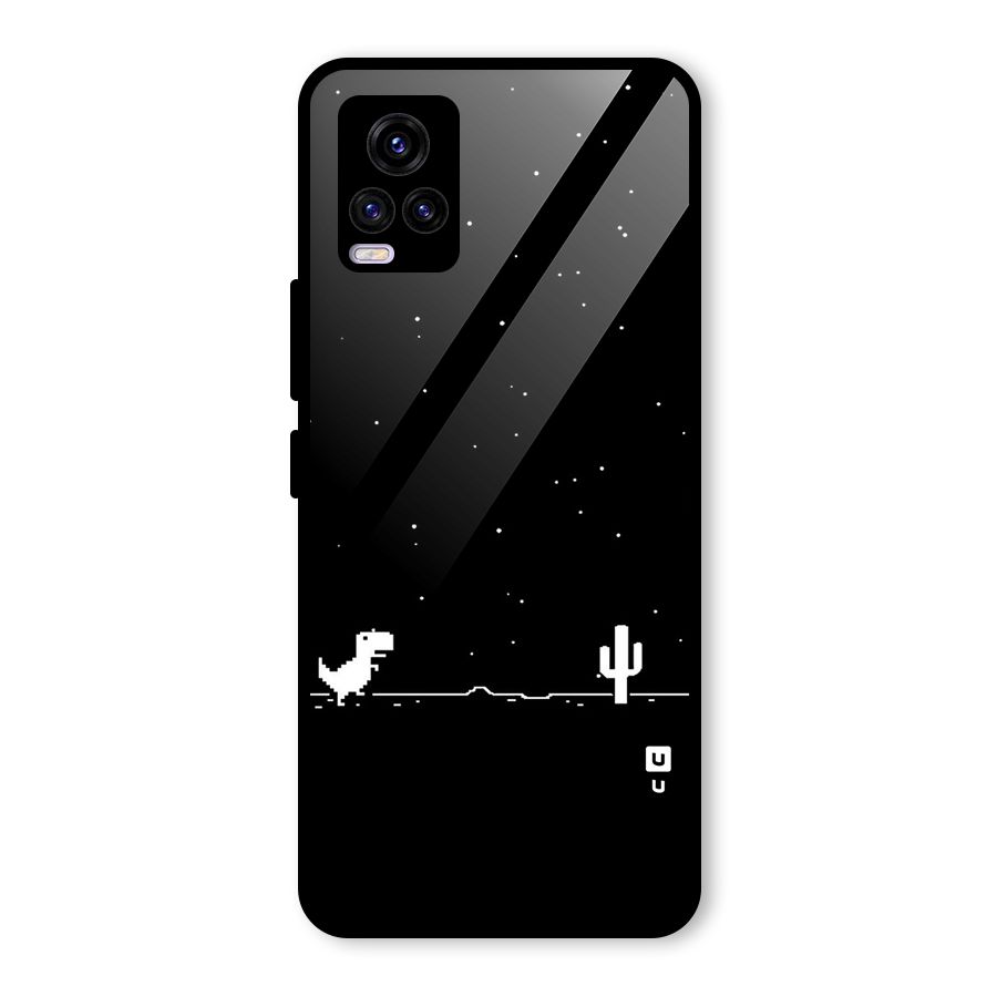 No Connection Night Glass Back Case for Vivo V20 2021