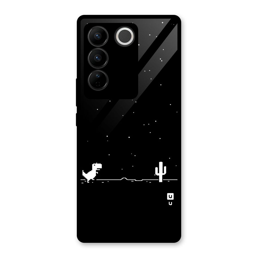 No Connection Night Glass Back Case for Vivo V27