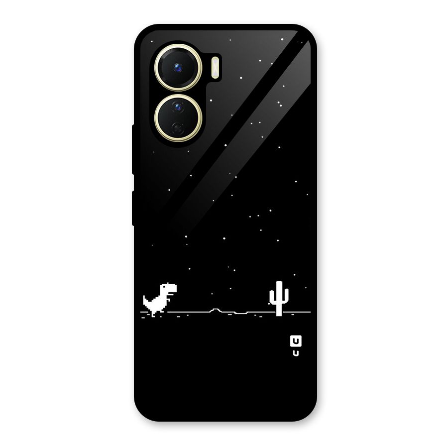 No Connection Night Glass Back Case for Vivo Y16