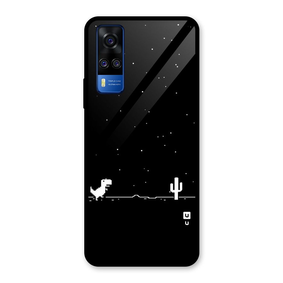No Connection Night Glass Back Case for Vivo Y31