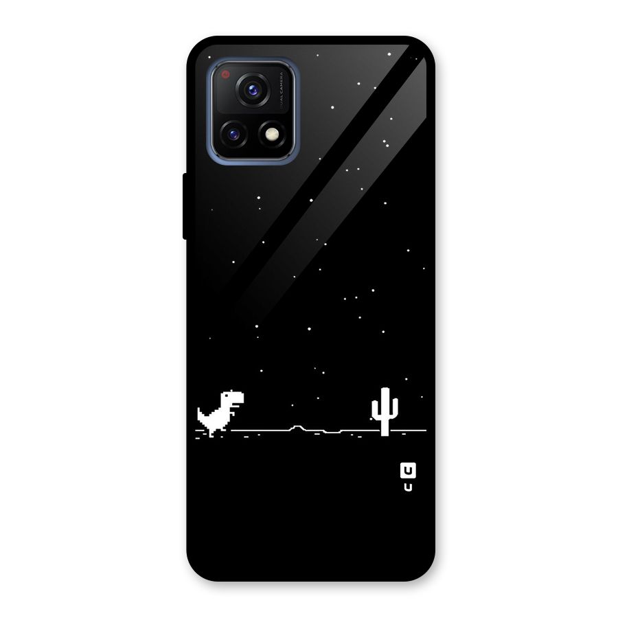 No Connection Night Glass Back Case for Vivo Y72 5G