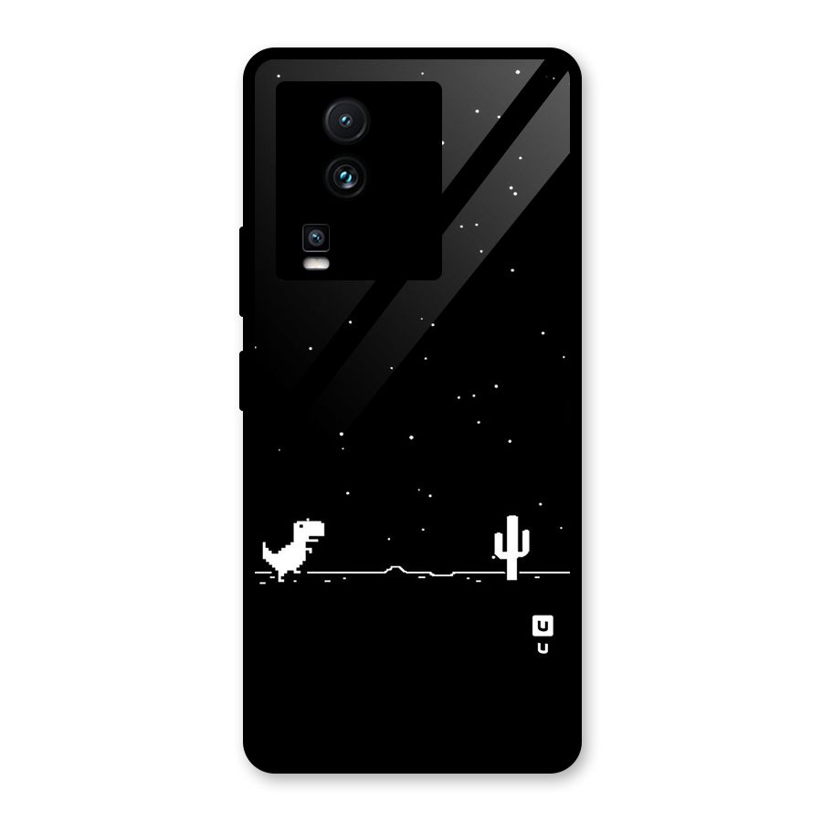 No Connection Night Glass Back Case for Vivo iQOO Neo 7 Pro