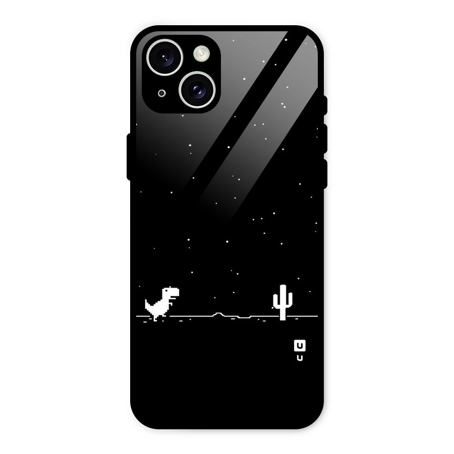 No Connection Night Glass Back Case for iPhone 15 Plus