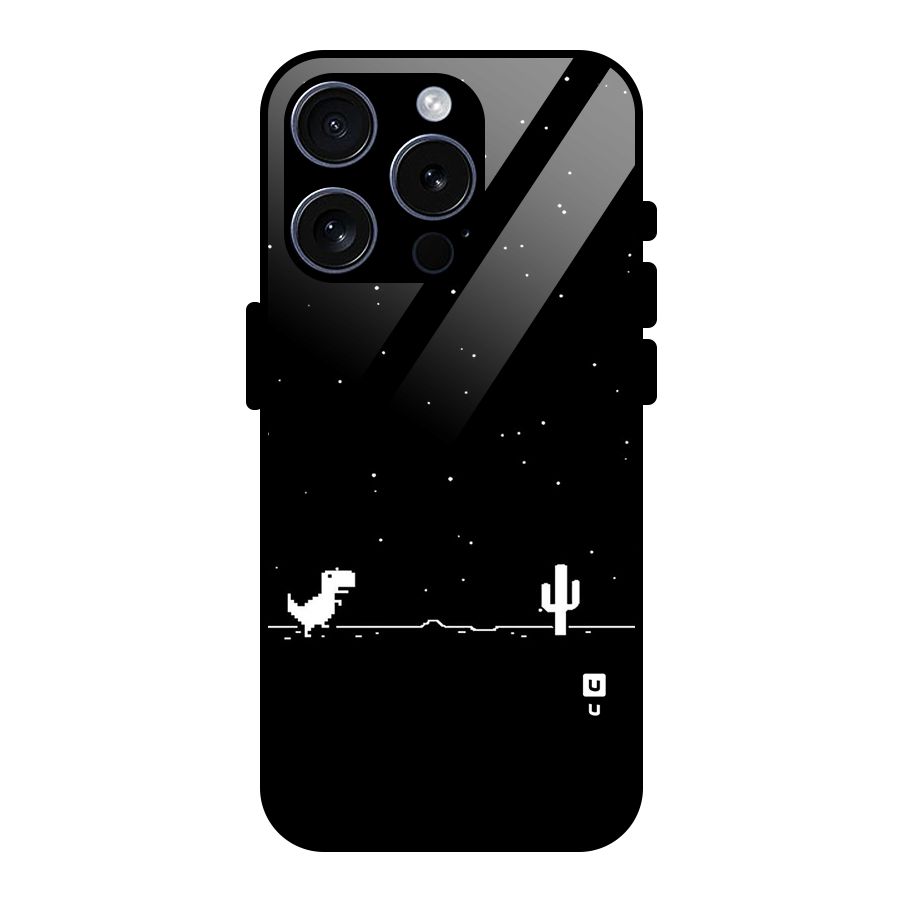 No Connection Night Glass Back Case for iPhone 15 Pro